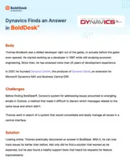 Preview of the Dynavics Case Study