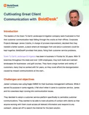 Preview of the Down To Earth Landscape & Irrigation Case Study