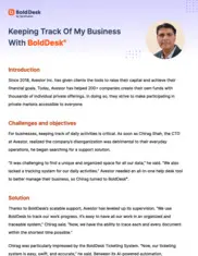 Preview of the Avestor Inc. Case Study