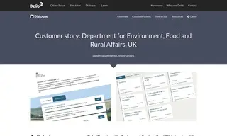 Preview of the Department for Environment, Food and Rural Affairs Case Study