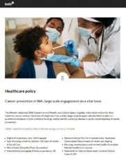 Preview of the Government of Western Australia Department of Health Case Study