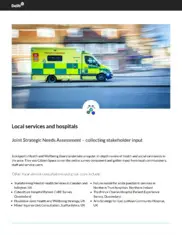 Preview of the Stockport Clinical Commissioning Group Case Study