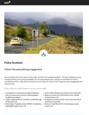 Preview of the Police Scotland Case Study