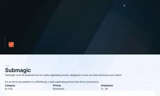 Preview of the Submagic Case Study