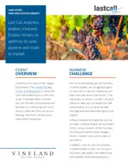 Preview of the Vineland Estates Winery Case Study