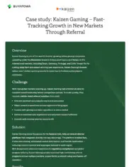 Preview of the Kaizen Gaming Case Study