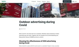 Preview of the Canadian Out of Home Marketing and Measurement Bureau (COMMB) Case Study