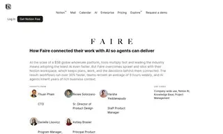 Preview of the Faire Case Study