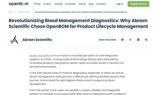 Preview of the Abram Scientific Case Study