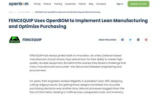 Preview of the FENCEQUIP Case Study