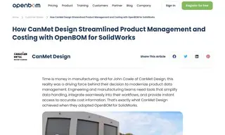 Preview of the CanMet Design Case Study