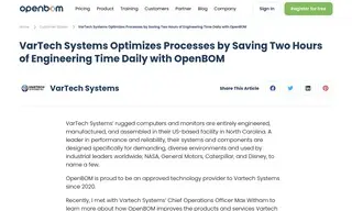 Preview of the VarTech Systems Case Study