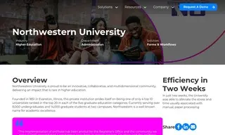 Preview of the Northwestern University Case Study