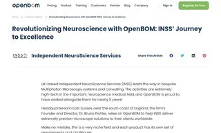 Preview of the Independent NeuroScience Services Case Study