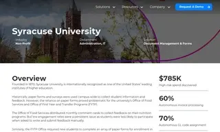 Preview of the Syracuse University Case Study