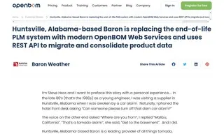 Preview of the Baron Weather Case Study