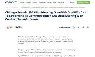 Preview of the rf IDEAS Case Study