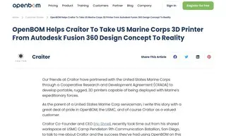 Preview of the Craitor Case Study