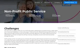 Preview of the Non-Profit Public Service Case Study