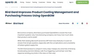 Preview of the Bird Gard Case Study