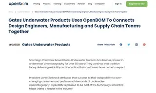 Preview of the Gates Underwater Products Case Study