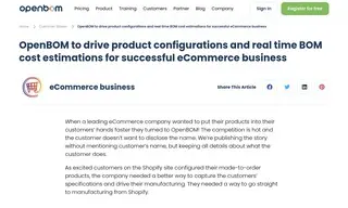 Preview of the Leading eCommerce Company Case Study