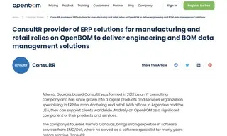 Preview of the ConsultR Case Study