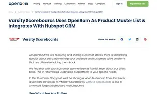 Preview of the Varsity Scoreboards Case Study