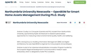 Preview of the Northumbria University Newcastle Case Study