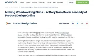 Preview of the Product Design Online Case Study