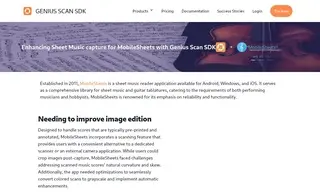 Preview of the MobileSheets Case Study