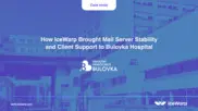 Preview of the Bulovka Hospital Case Study