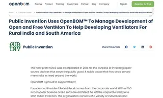 Preview of the Public Invention Case Study