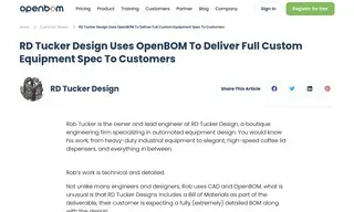 Preview of the RD Tucker Design Case Study