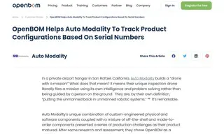 Preview of the Auto Modality Case Study