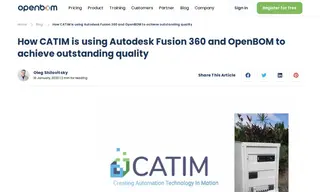 Preview of the CATIM Case Study