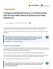 Preview of the Matt Express Case Study