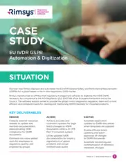 Preview of the Global Vitro Diagnostics Market Leader Case Study