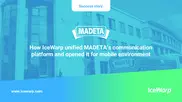 Preview of the MADETA a.s. Case Study