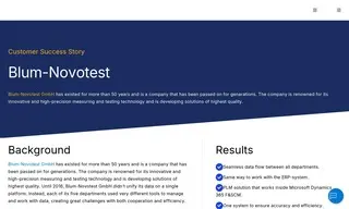 Preview of the Blum-Novotest Case Study
