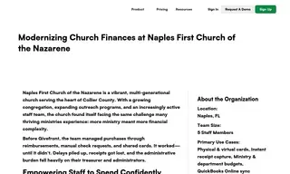Preview of the Naples First Church Case Study