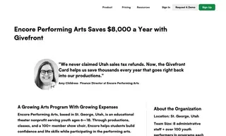 Preview of the Encore Performing Arts Case Study