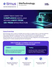 Preview of the SiteTechnology Case Study