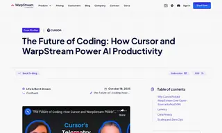 Preview of the Cursor Case Study