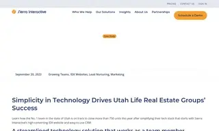 Preview of the Utah Life Real Estate Group Case Study