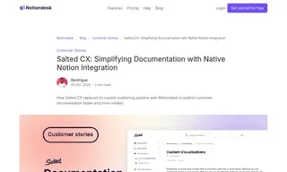 Preview of the Salted CX Case Study