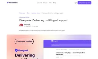 Preview of the Flexspeak Case Study
