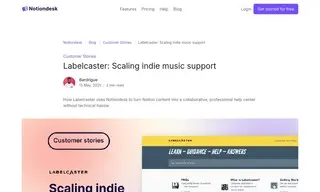 Preview of the Labelcaster Case Study