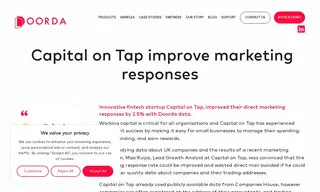 Preview of the Capital on Tap Case Study