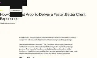 Preview of the CDH Case Study